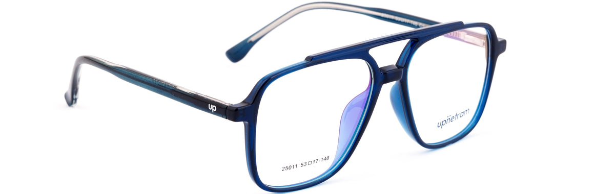 UP25011-C5-Handmade Mix Material - Glacier Blue - glassesbyahana.com