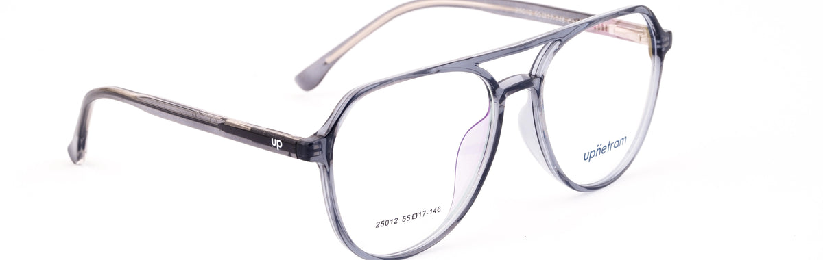 UP25012-C3-Handmade Mix Material-Slate Grey - glassesbyahana.com