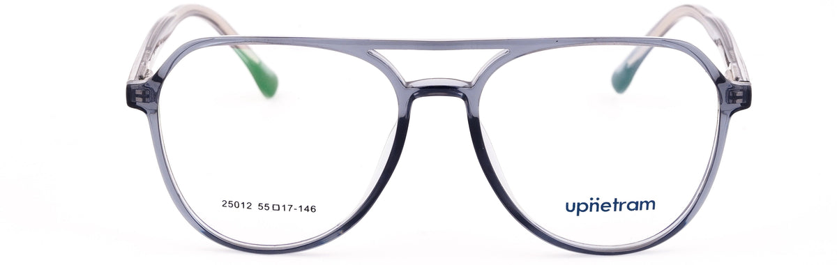 UP25012-C3-Handmade Mix Material-Slate Grey - glassesbyahana.com