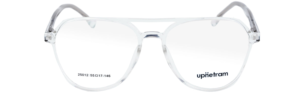 UP25012-C4-Handmade Mix Material-Crystal Clear - glassesbyahana.com