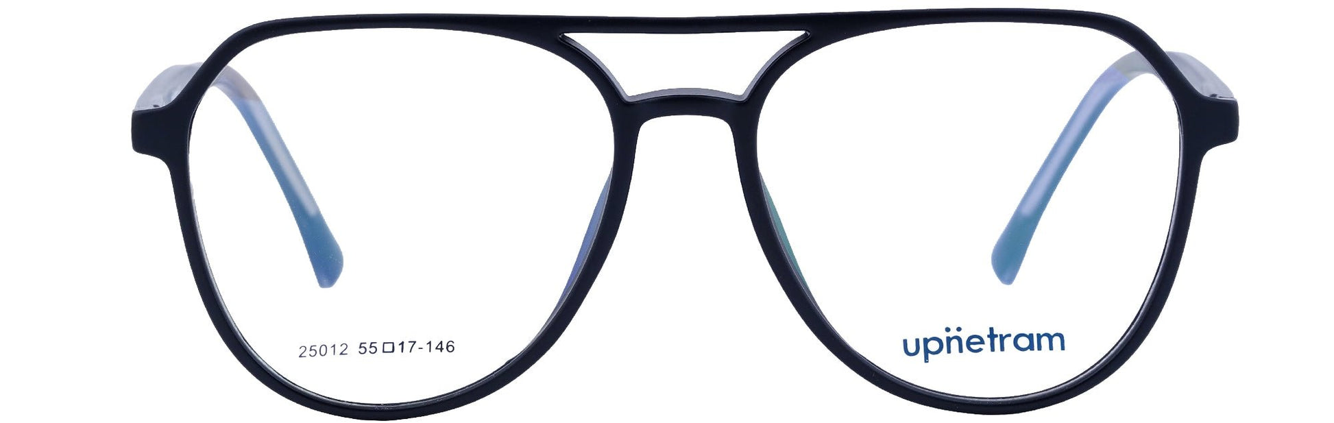 UP25012-C6-Handmade Mix Material-Midnight Black - glassesbyahana.com