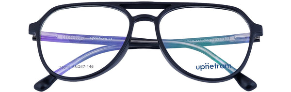UP25012-C6-Handmade Mix Material-Midnight Black - glassesbyahana.com