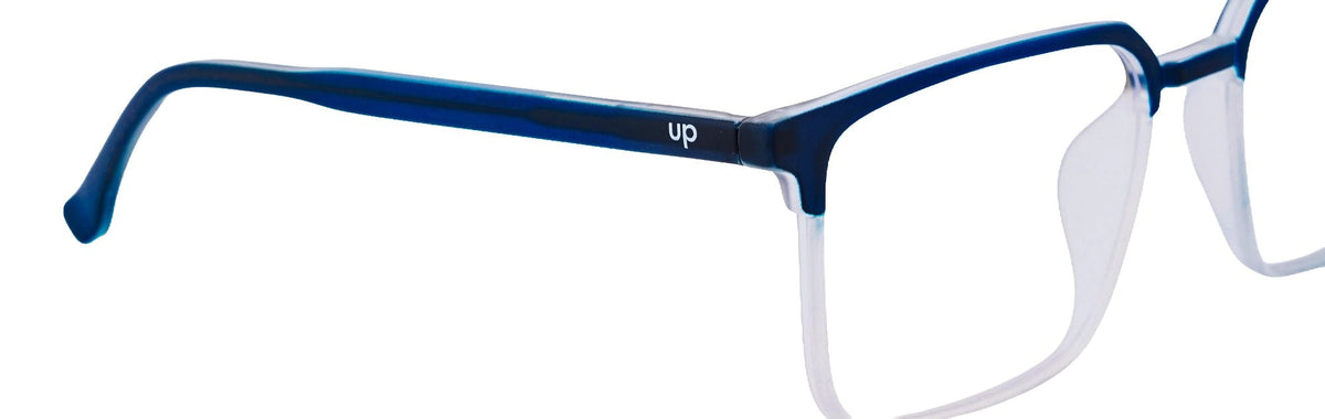 UP25014-C4-Handmade Mix Material-Crystal Blue - glassesbyahana.com