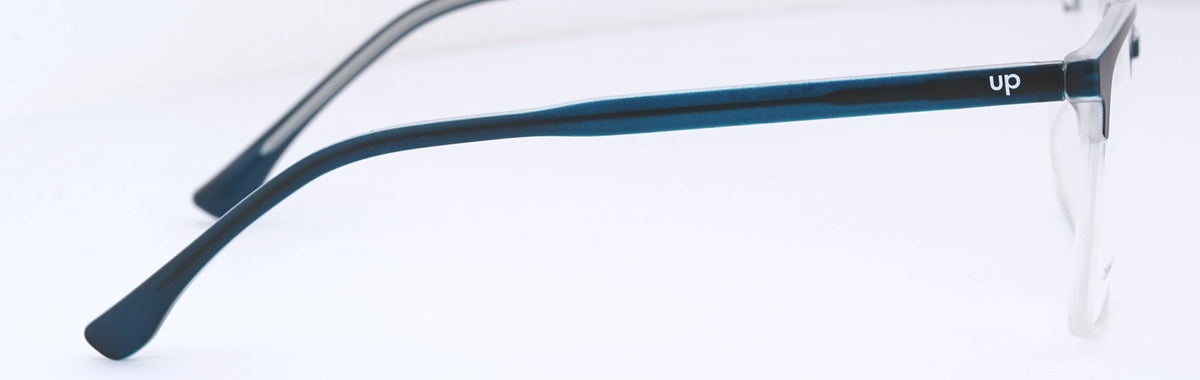 UP25014-C4-Handmade Mix Material-Crystal Blue - glassesbyahana.com