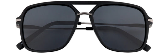 UP25307-C2-Handmade Mix Material-Midnight Black - glassesbyahana.com