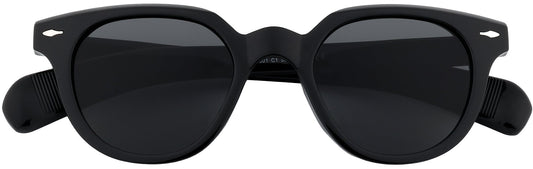 UP25601-C1-Handmade Mix Material-Midnight Black - glassesbyahana.com