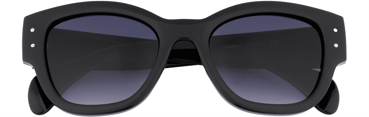 UP25602-C1-Handmade Mix Material-Midnight Black - glassesbyahana.com
