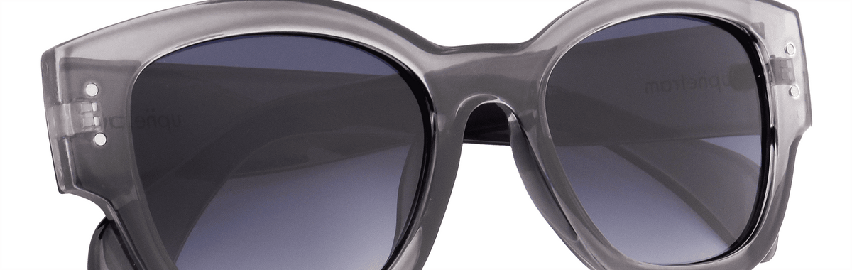 UP25602-C2-Handmade Mix Material-Crystal Grey - glassesbyahana.com