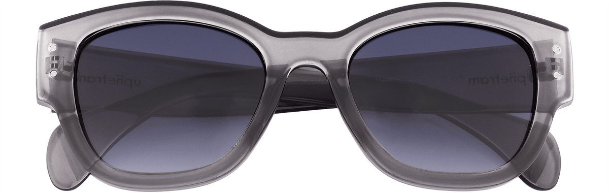 UP25602-C2-Handmade Mix Material-Crystal Grey - glassesbyahana.com