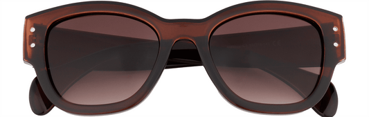 UP25602-C3-Handmade Mix Material-Burgundy Brown - glassesbyahana.com