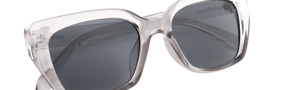UP25801-C3-Handmade Mix Material-Crystal Clear - glassesbyahana.com