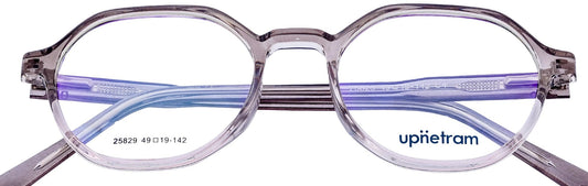 UP25829-C4-Handmade Mix Material-Crystal Grey - glassesbyahana.com