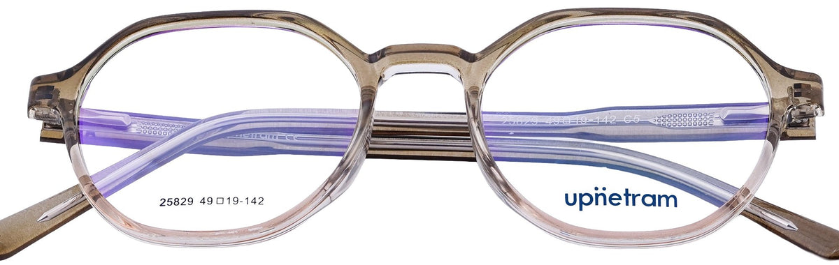 UP25829-C5-Handmade Mix Material-Crystal Green - glassesbyahana.com