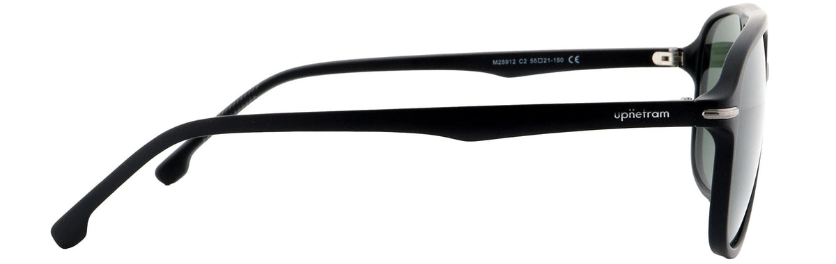 UP25912-C2-Handmade Mix Material-Midnight Black - glassesbyahana.com