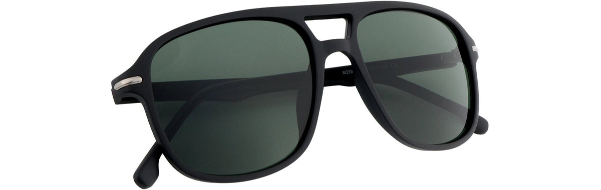 UP25912-C2-Handmade Mix Material-Midnight Black - glassesbyahana.com