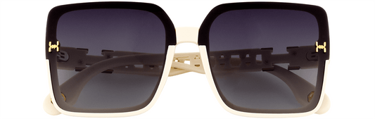 UP2961-C2-Handmade Mix Material-Ivory White - glassesbyahana.com