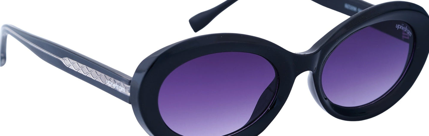 UP3256-BLK-Handmade Bio Acetate-Blackcurrant Noir - glassesbyahana.com