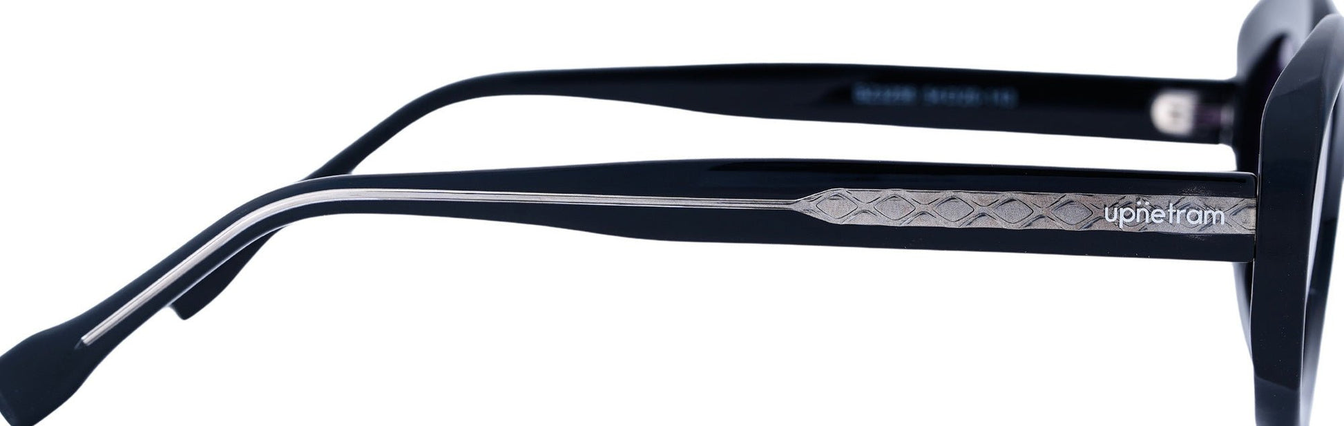 UP3256-BLK-Handmade Bio Acetate-Blackcurrant Noir - glassesbyahana.com