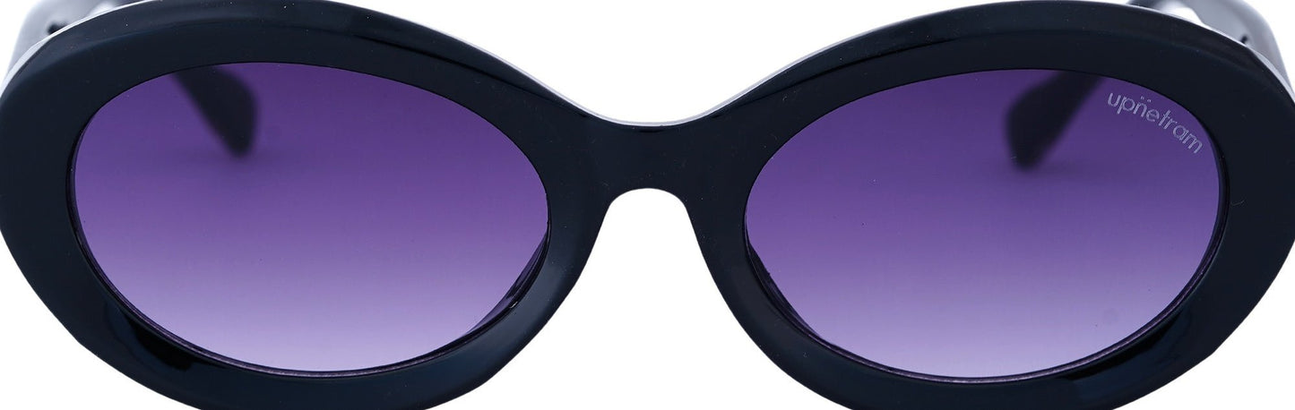 UP3256-BLK-Handmade Bio Acetate-Blackcurrant Noir - glassesbyahana.com