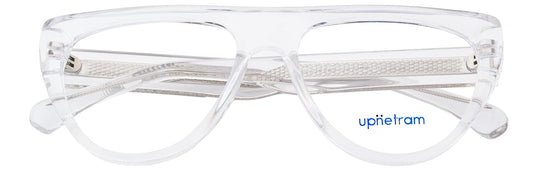 UP5018-C5-Handmade Mix Material-Crystal Transparent - glassesbyahana.com