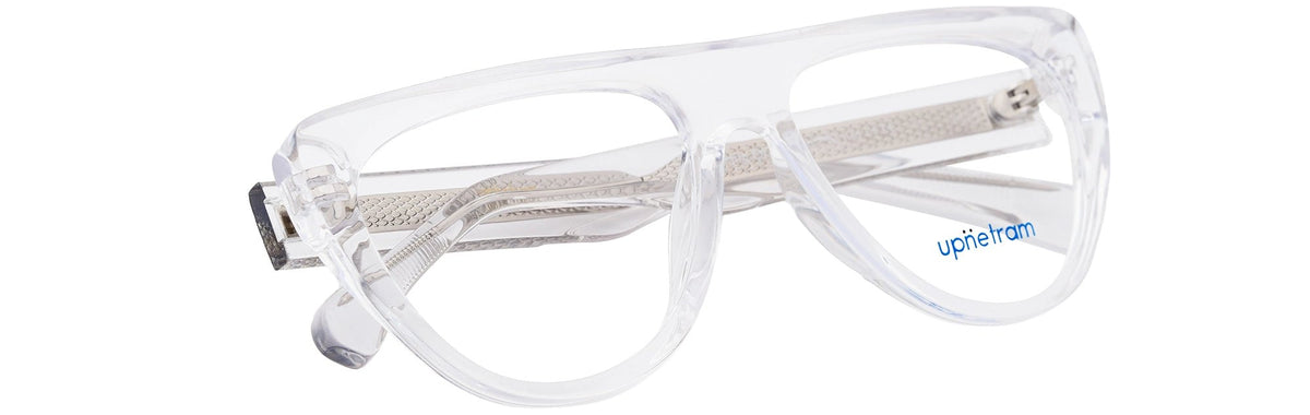 UP5018-C5-Handmade Mix Material-Crystal Transparent - glassesbyahana.com