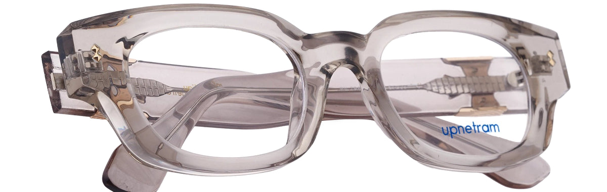 UP5024-C4-Handmade Mix Material-Translucent Grey