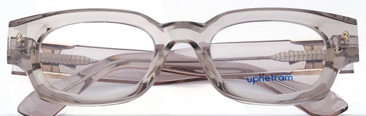 UP5024-C4-Handmade Mix Material-Translucent Grey - glassesbyahana.com