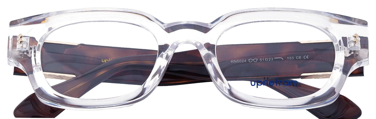 UP5024-C6-Handmade Mix Material-Crystal Clear