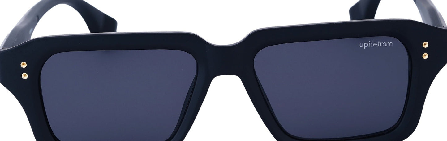 UP5206-C1-Handmade Mix Material-Carbon Navy - glassesbyahana.com