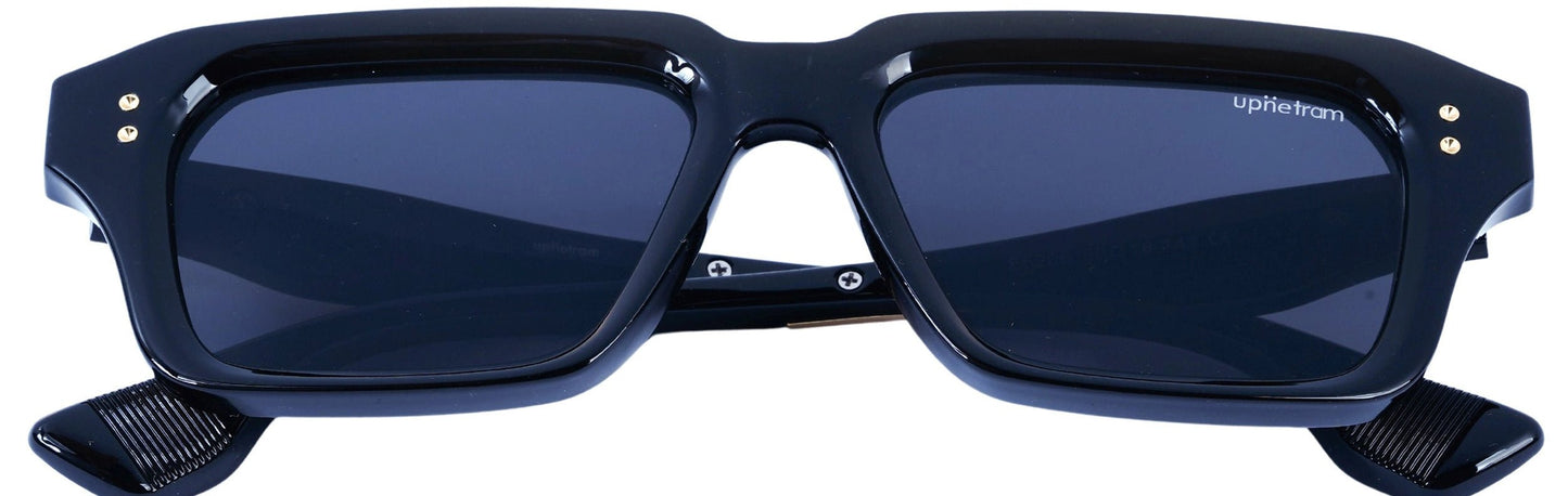 UP5206-C1-Handmade Mix Material-Carbon Navy - glassesbyahana.com