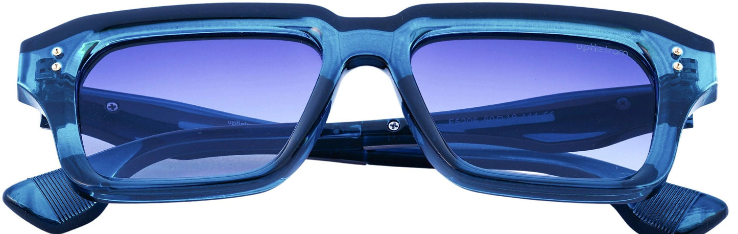 UP5206-C3-Handmade Mix Material-Lagoon Teal - glassesbyahana.com