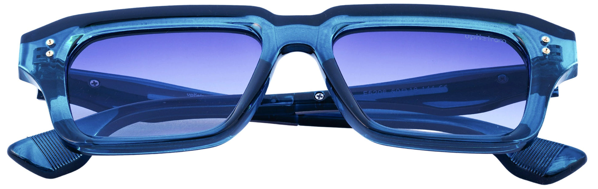 UP5206-C3-Handmade Mix Material-Lagoon Teal - glassesbyahana.com