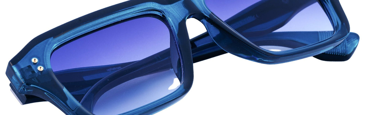 UP5206-C3-Handmade Mix Material-Lagoon Teal - glassesbyahana.com