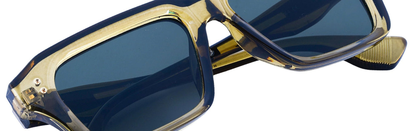 UP5206-C4-Handmade Mix Material-Champagne Moss - glassesbyahana.com