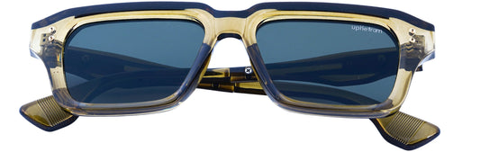 UP5206-C4-Handmade Mix Material-Champagne Moss - glassesbyahana.com