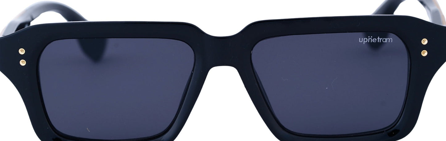 UP5206-C5-Handmade Mix Material-Inkstone Black - glassesbyahana.com