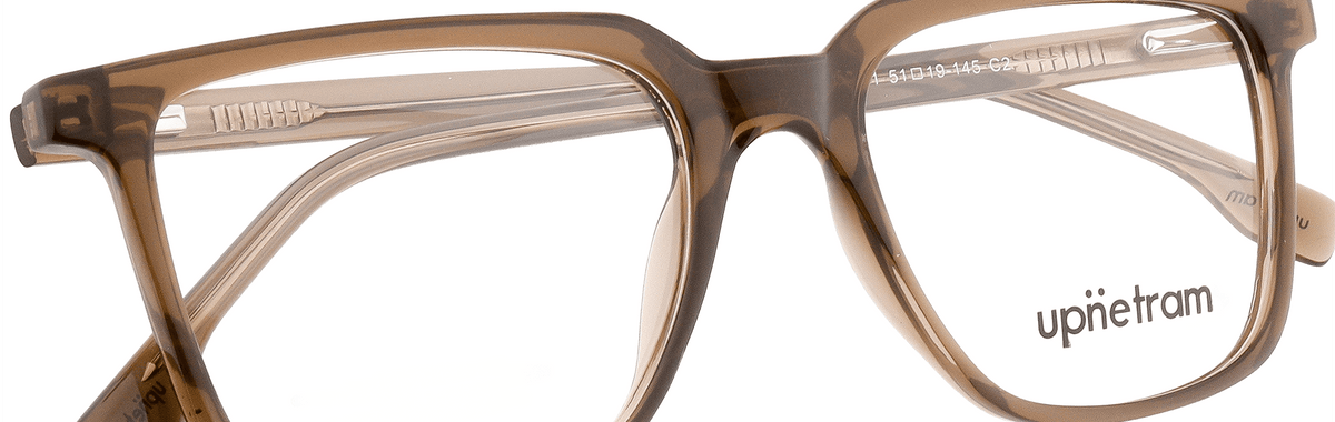 UP52601-C2-Handmade Mix Material-Amber Honey - glassesbyahana.com