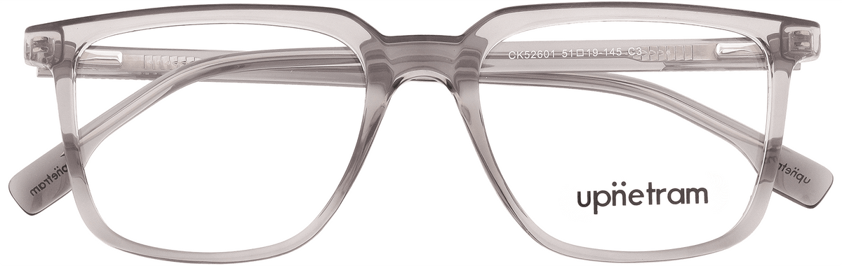 UP52601-C3-Handmade Mix Material-Translucent Grey - glassesbyahana.com