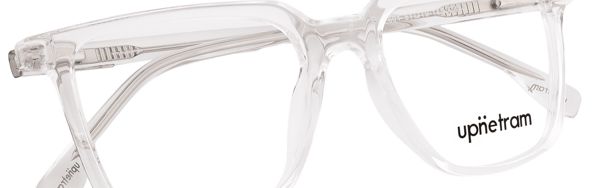 UP52601-C4-Handmade Mix Material-Crystal Clear - glassesbyahana.com