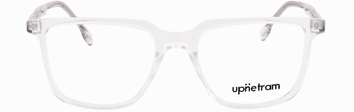 UP52601-C4-Handmade Mix Material-Crystal Clear - glassesbyahana.com