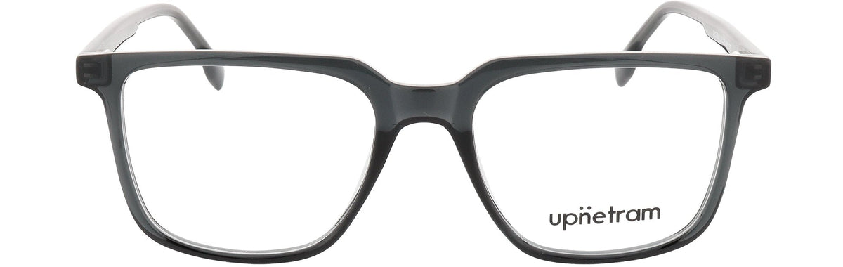 UP52601-C5-Handmade Mix Material-Dark Grey - glassesbyahana.com