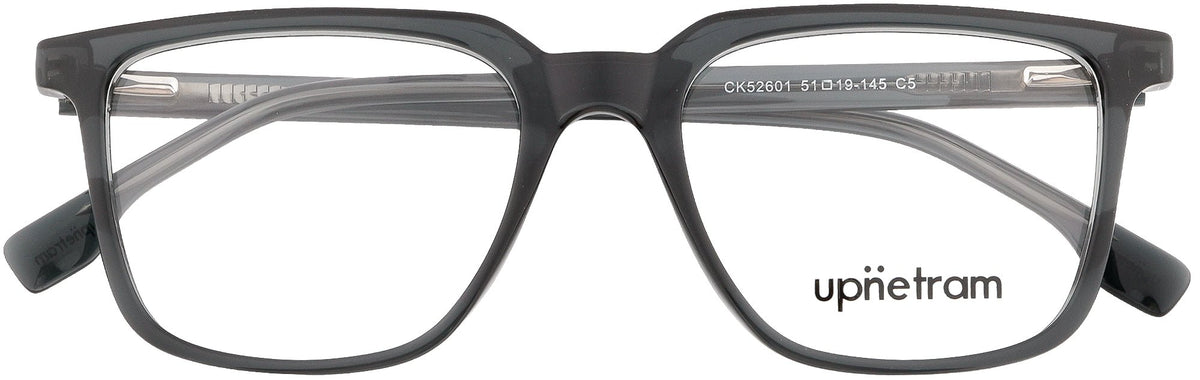 UP52601-C5-Handmade Mix Material-Dark Grey - glassesbyahana.com