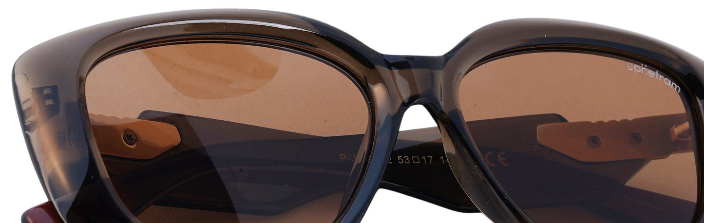 UP6002-C3-Handmade Mix Material-Walnut Smoke - glassesbyahana.com