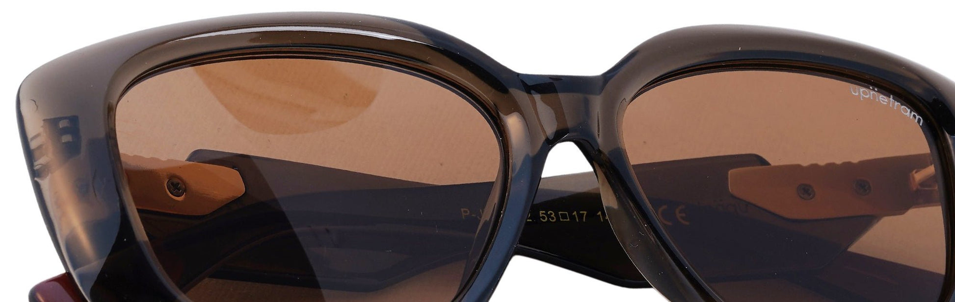 UP6002-C3-Handmade Mix Material-Walnut Smoke - glassesbyahana.com