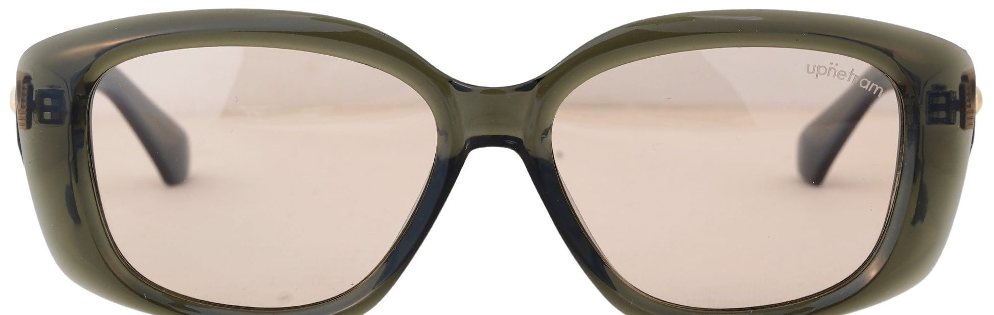 UP6002-C4-Handmade Mix Material-Olive Smoke - glassesbyahana.com