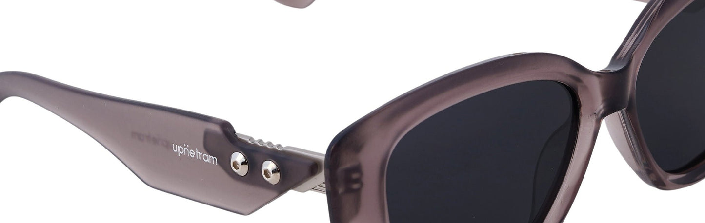 UP6002-C6-Handmade Mix Material-Mauve Smoke - glassesbyahana.com