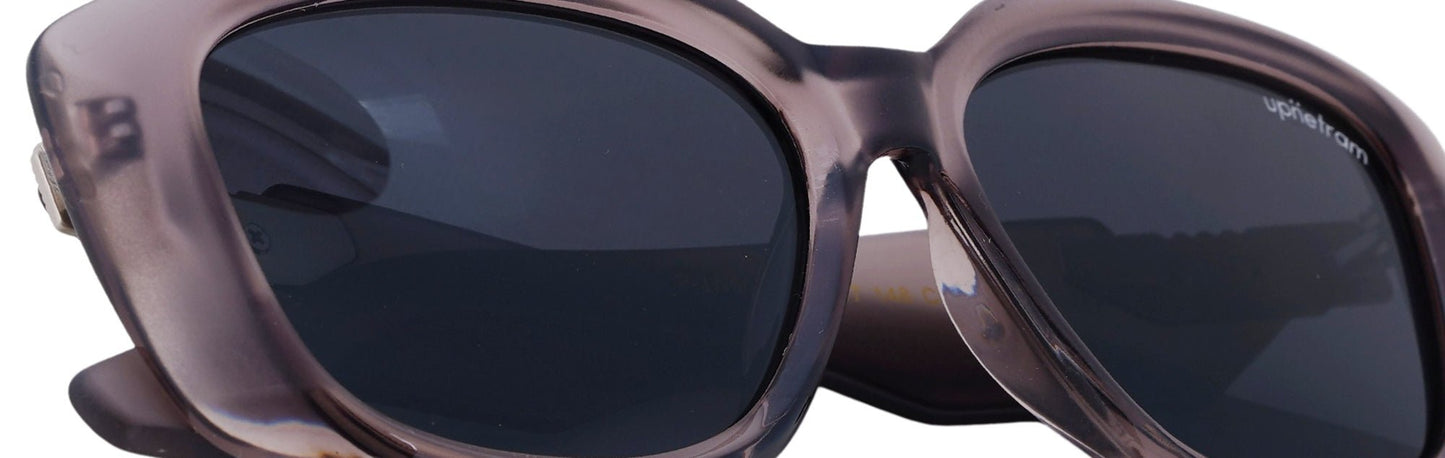 UP6002-C6-Handmade Mix Material-Mauve Smoke - glassesbyahana.com