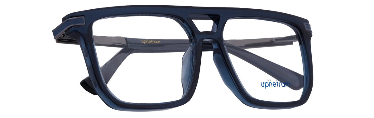 UP60025-C6-Handmade Mix Material-Glacier Blue - glassesbyahana.com