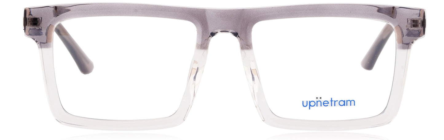 UP60034-C3-Handmade Mix Material-Slate Grey - glassesbyahana.com