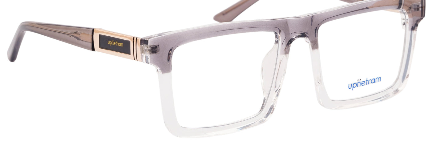 UP60034-C3-Handmade Mix Material-Slate Grey - glassesbyahana.com